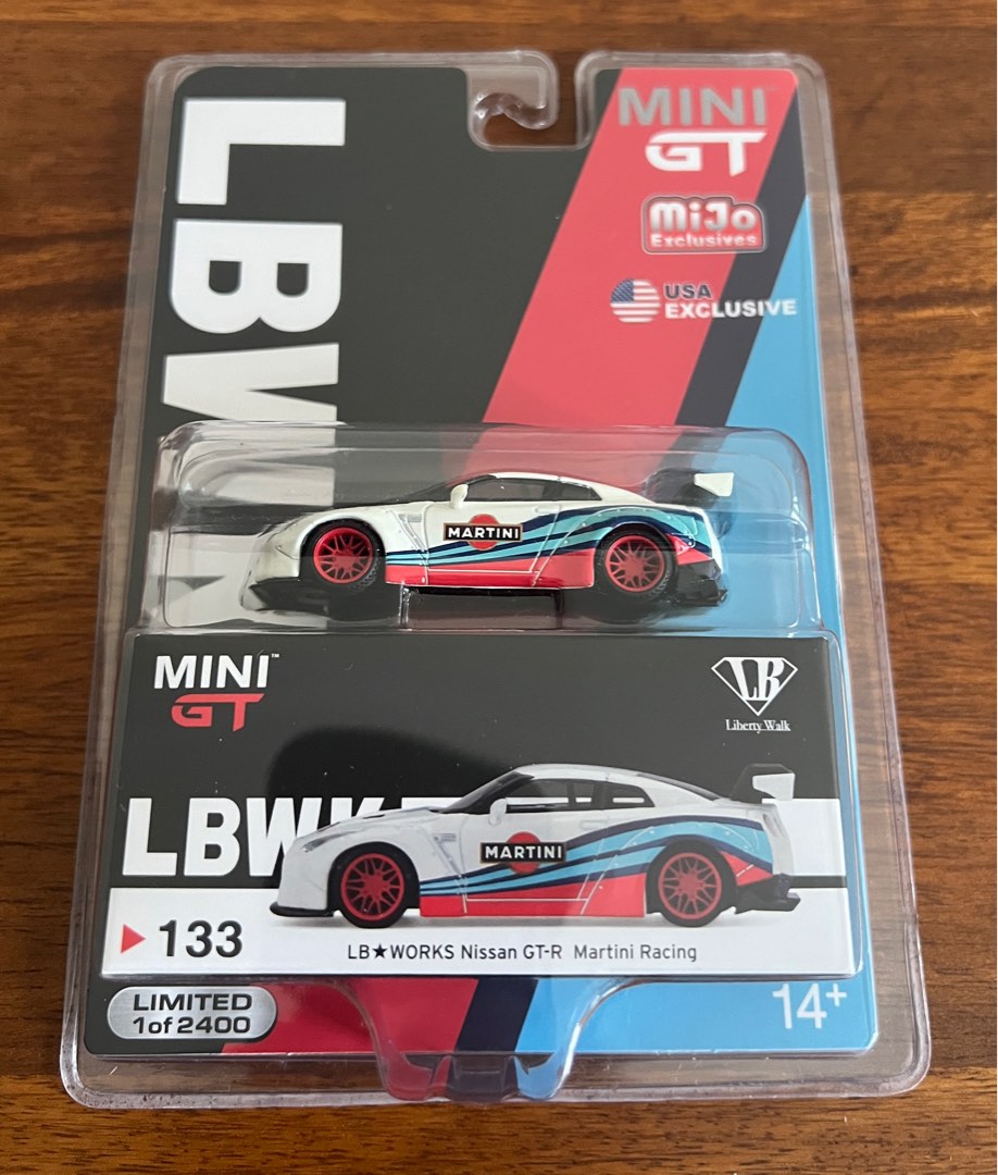 MINI GT LB Works Nissan GT-R (R35) Martini Racing #133