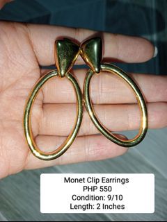 Monet Clip Earrings