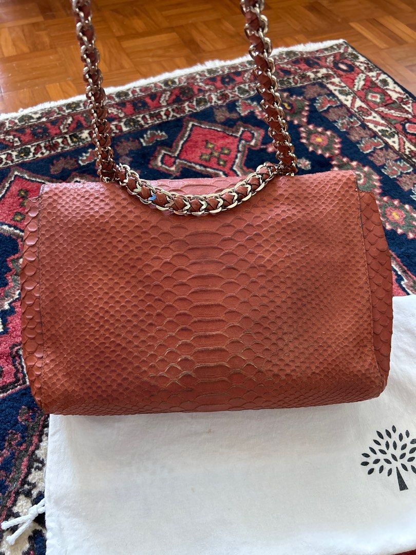Mulberry Lily Snake Skin Bag Luxury Bags Wallets on Carousell