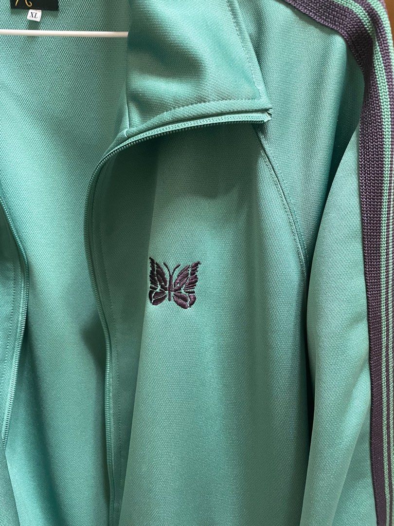 Needles 23SS Track Jacket Emerald 電繡蝴蝶Logo外套