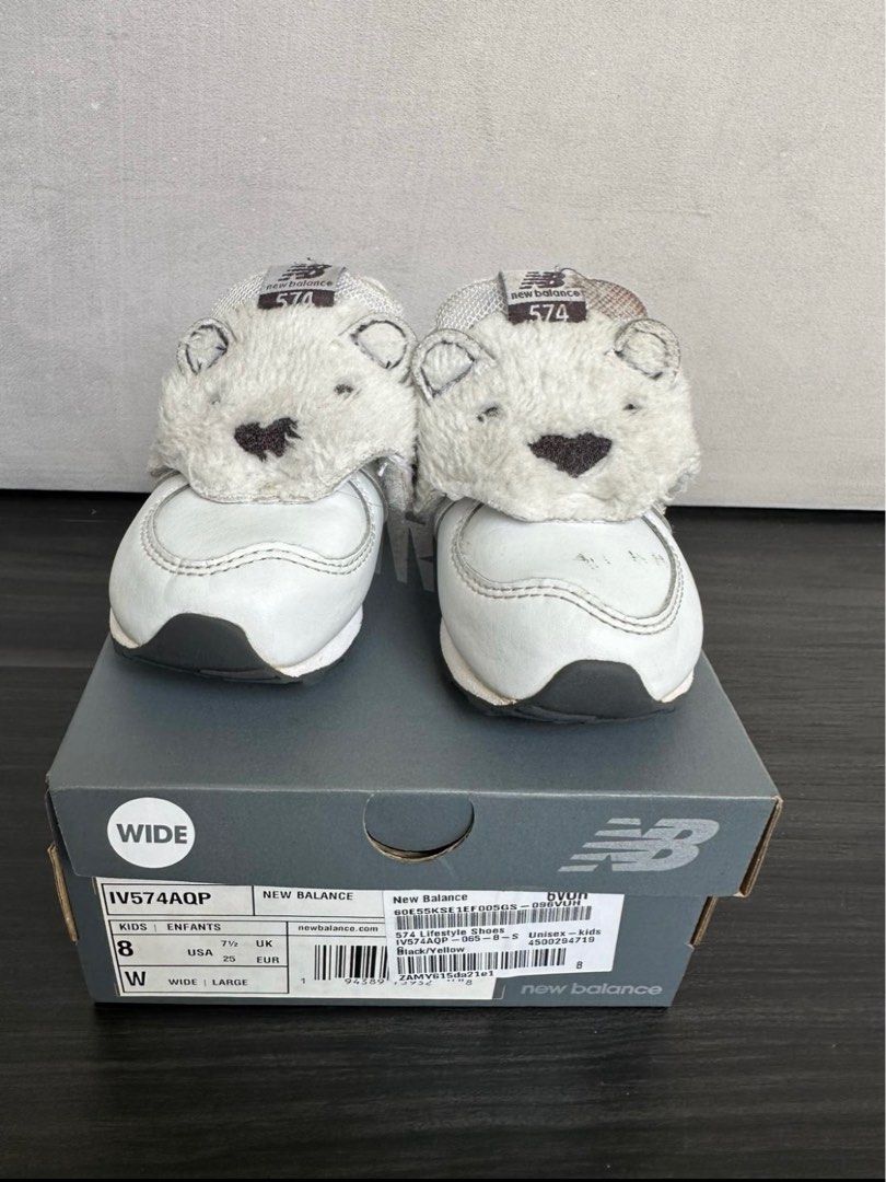 New Balance Polar Bear Sneakers (US 8), Babies Kids, Babies
