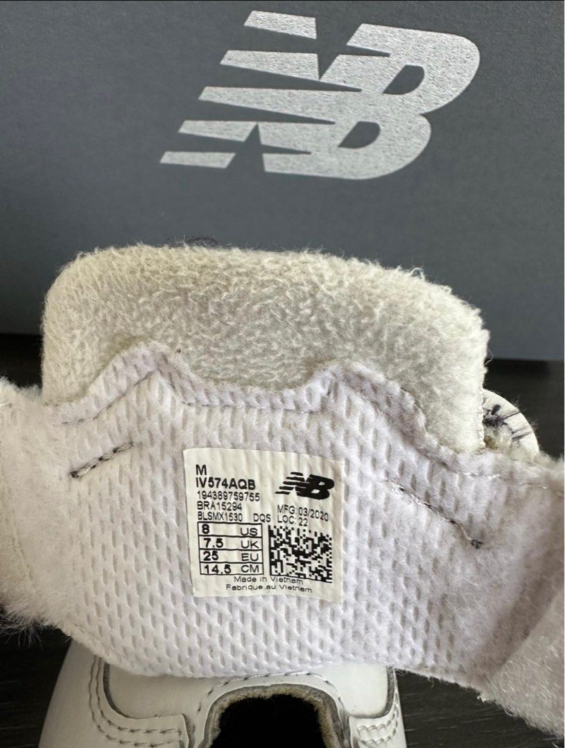 New Balance Polar Bear Sneakers (US 8), Babies Kids, Babies