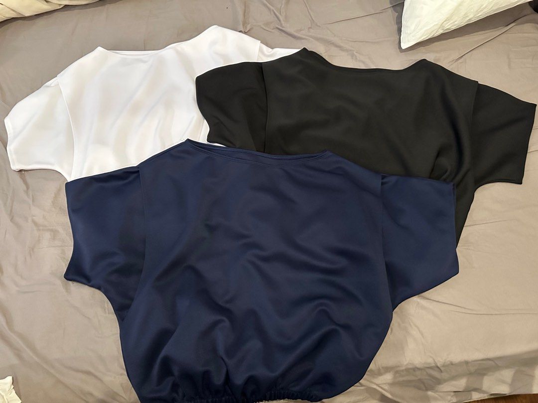 Nursing tops (Category: Breastfeeding & Bottle Feeding) located in Paranaque City. Submitted by ladybug18 (Listing ID 1297412962, Image 1). Description: Nursing tops 3 for 250. Just washed and never used. Bought onlien for 275 each. .