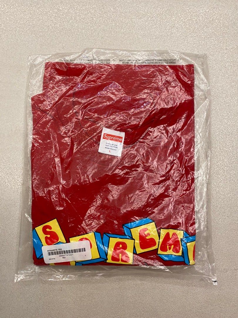 Supreme dynamite tee red cheap