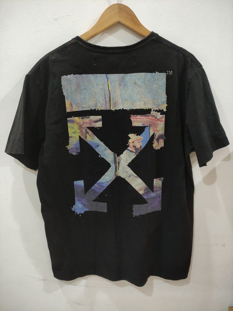 OFF-WHITE BLACK SPRING SUMMER (Category: Tshirts & Polo Shirts ) located in Manila. Submitted by gemspot (Listing ID 1297483937, Image 2). Description: OFF-WHITE BLACK SPRING SUMMER (AUTHENTIC) SIZE LARGE.