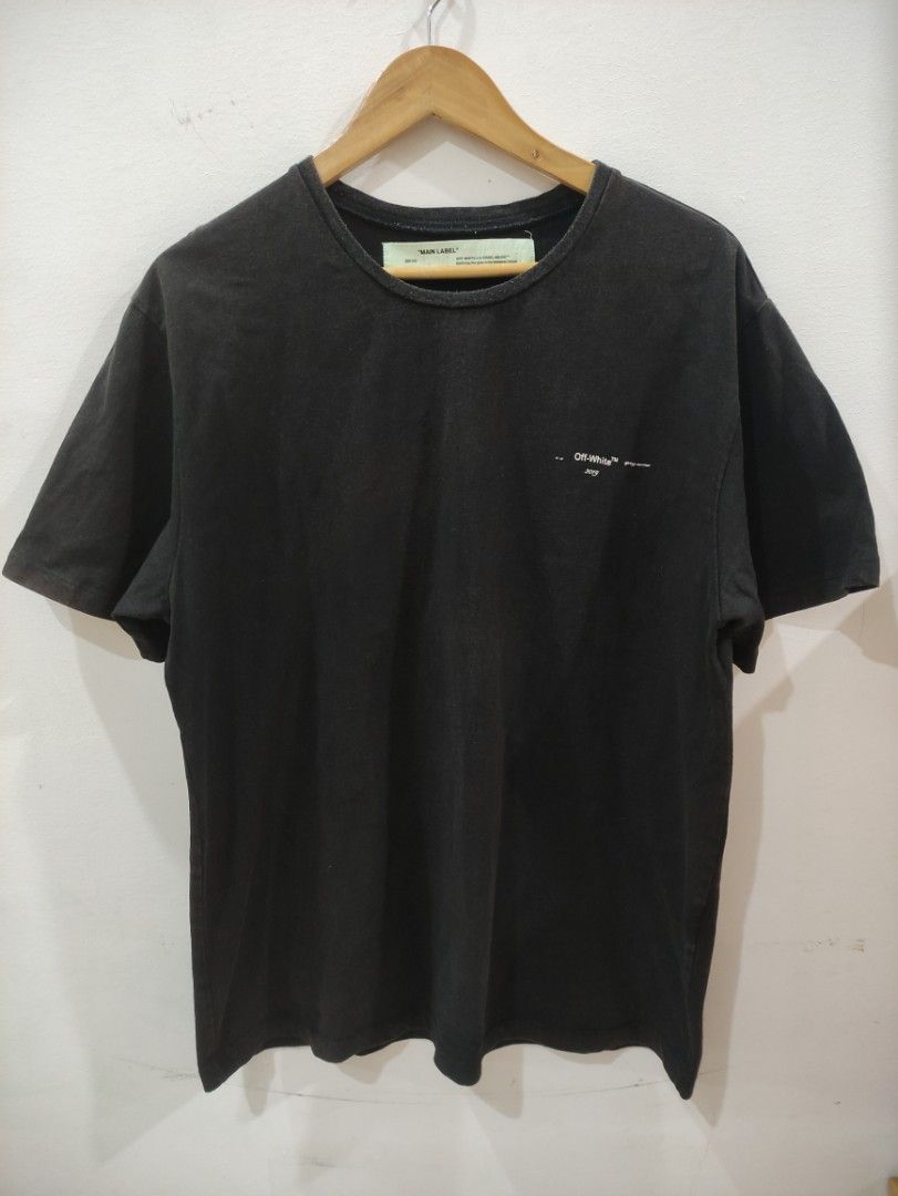 OFF-WHITE BLACK SPRING SUMMER (Category: Tshirts & Polo Shirts ) located in Manila. Submitted by gemspot (Listing ID 1297483937, Image 1). Description: OFF-WHITE BLACK SPRING SUMMER (AUTHENTIC) SIZE LARGE.