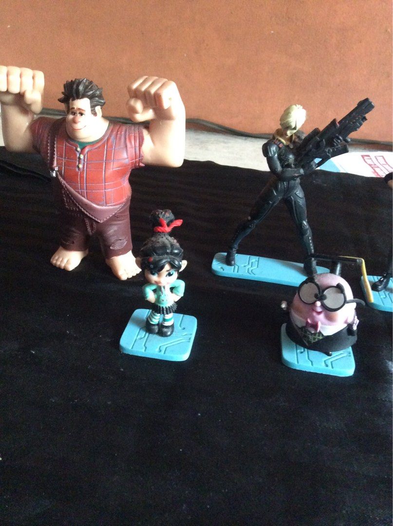 Original Disney Wreck It Ralph Toy Figures Dolls (Category: Figurines & Statues) located in Quezon City. Submitted by marky1969 (Listing ID 1297426558, Image 2). Description: For Sale Only.... Missing isa nginatngat ng dog ko... WYSIWYG...actual pic posted... Pick up lang dito sa house along T sora QC or shipping... Thks..