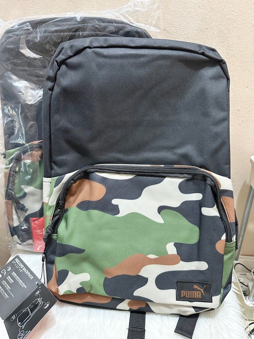 Original Puma PSC1042 15L Base Backpack (Category: Backpacks) located in Las Pinas. Submitted by anasonlineshophtplaspinas (Listing ID 1297482349, Image 2). Description: Original Puma PSC1042 15L Base Backpack 600D polyester Main zippered compartment with laptop sleeve fits most 15” laptops Front zippered pocket with organization compartment Side slip pockets Padded, adjustable shoulder straps Padded back panel Top carry handle.