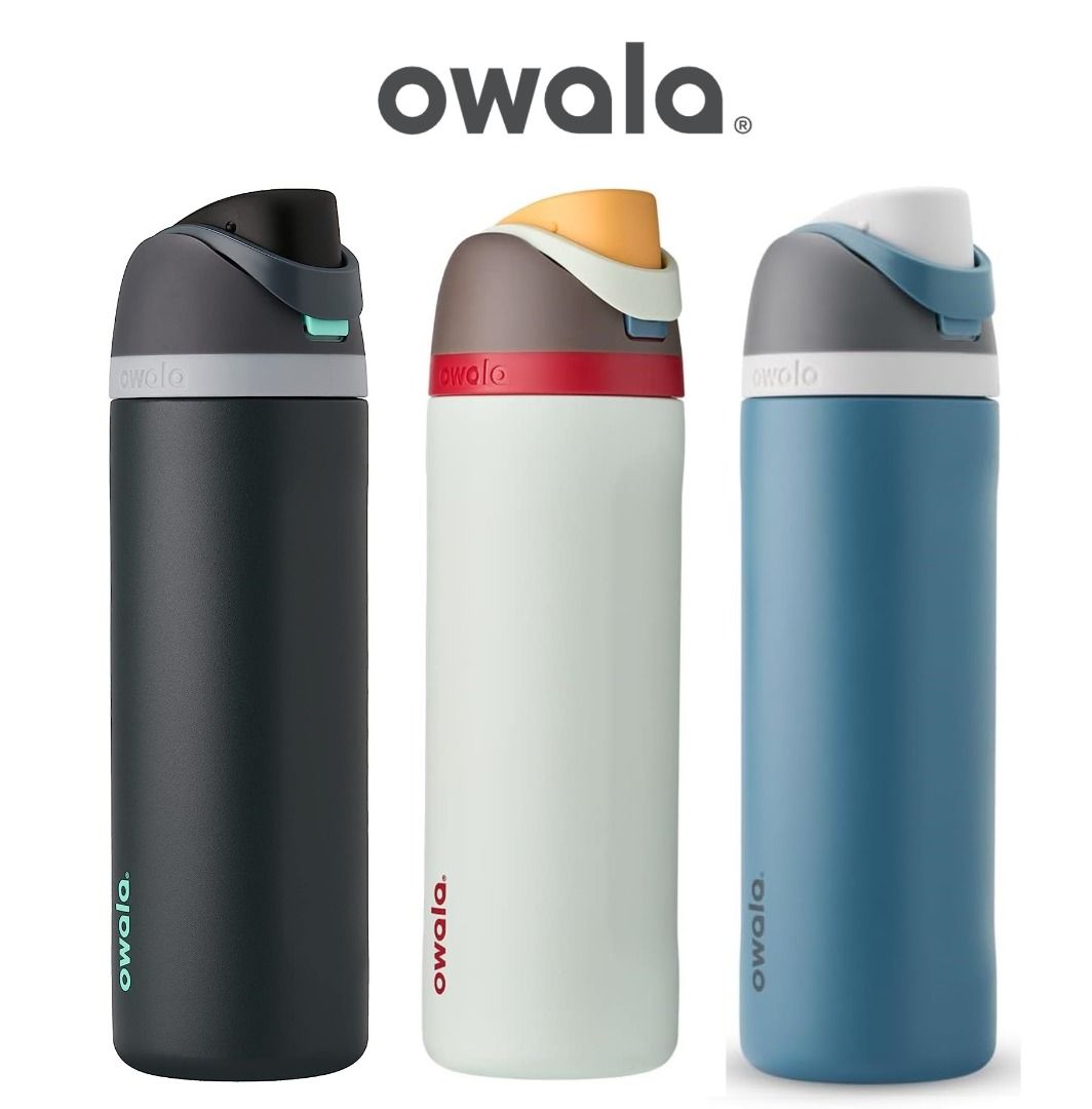Owala FreeSip 24oz (0.7L) Insulated Stainless Steel Water Bottle with Straw  for Sports and Travel, BPA-Free, Furniture & Home Living, Kitchenware &  Tableware, Water Bottles & Tumblers on Carousell