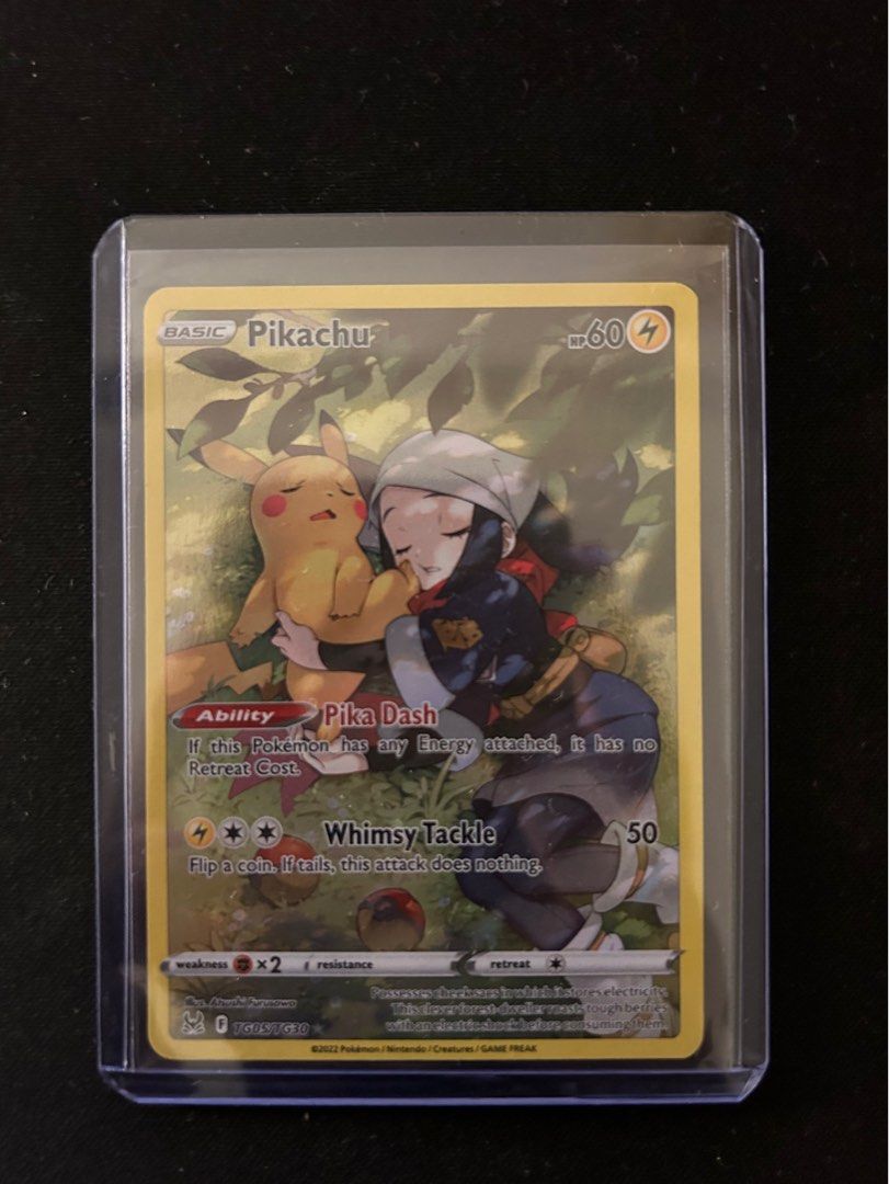 Pikachu Trainer card, Hobbies & Toys, Toys & Games on Carousell