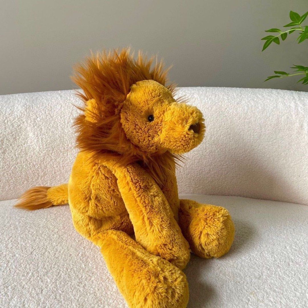 Pre order 30cm JELLYCAT Smudge Lion Baby Plush Toy Sleeping Birthday Gift