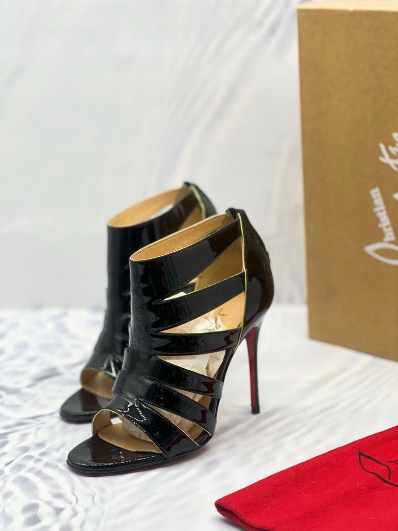 Christian louboutin caged heels top