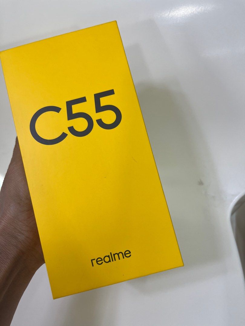 Realme C55 128gb 6g ram (Category: Realme) located in San Juan City. Submitted by AshleyandLynGeneralmerchandise (Listing ID 1297403106, Image 1). Description: We accept trade in Credit card / Home Credit Shipping Meet ups / Delivery Fb page: Ashley & Lyn.