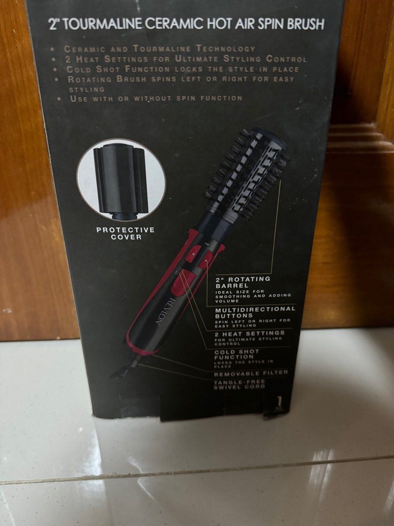 Revlon perfect heat 2 tourmaline ceramic hot air spin brush new arrivals