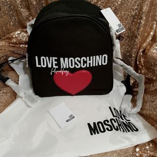 SALE CODLALAM0VE Moschino Backpack Love Moschino Black Backpack Travel Bag College Bag Highschool Bag Office Bag Payday Sale Sweldo Sale