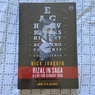 [SIGNED COPY] Rizal in Saga - Nick Joaquin, intro. and signed by Ambeth Ocampo