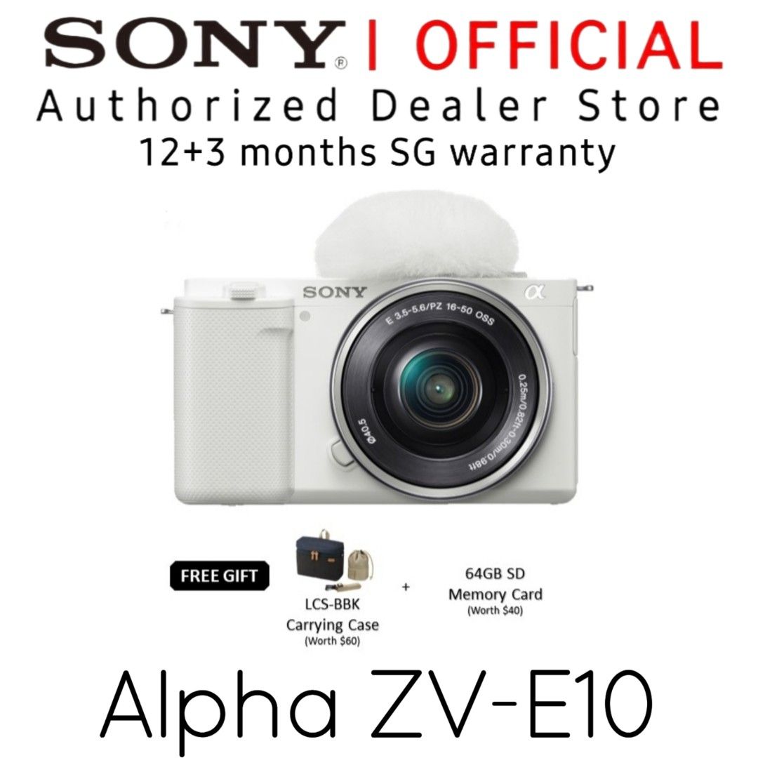 SONY ZV-E10 BODY OR 16-50MM KIT ZVE10 ZV-E10, Photography, Cameras on ...