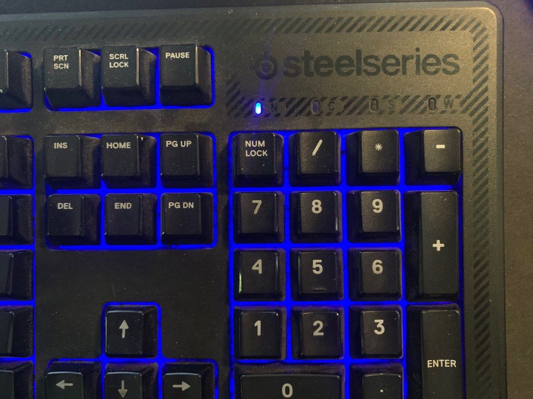 Steelseries Apex 100 gaming keyboard (Category: Computer Keyboard) located in Makati City. Submitted by balaig (Listing ID 1297443093, Image 2). Description: RFS: Getting a new keyboard. Used it for a few years but still fully works. Original price was $40 and is no longer being sold or manufactured (refer to 4th pic).