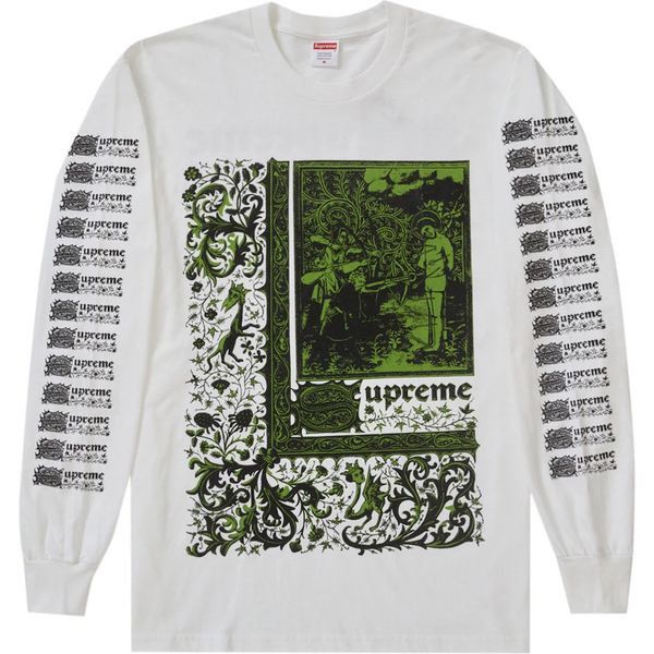 国内正規品 Supreme Saint Sebastian L/S 暴風雪の影響 L/S Tee Tee