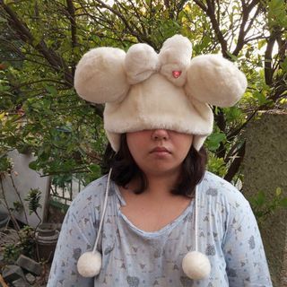 Tokyo DISNEY Resort Minnie Mouse Winter Plush Beanie Hat