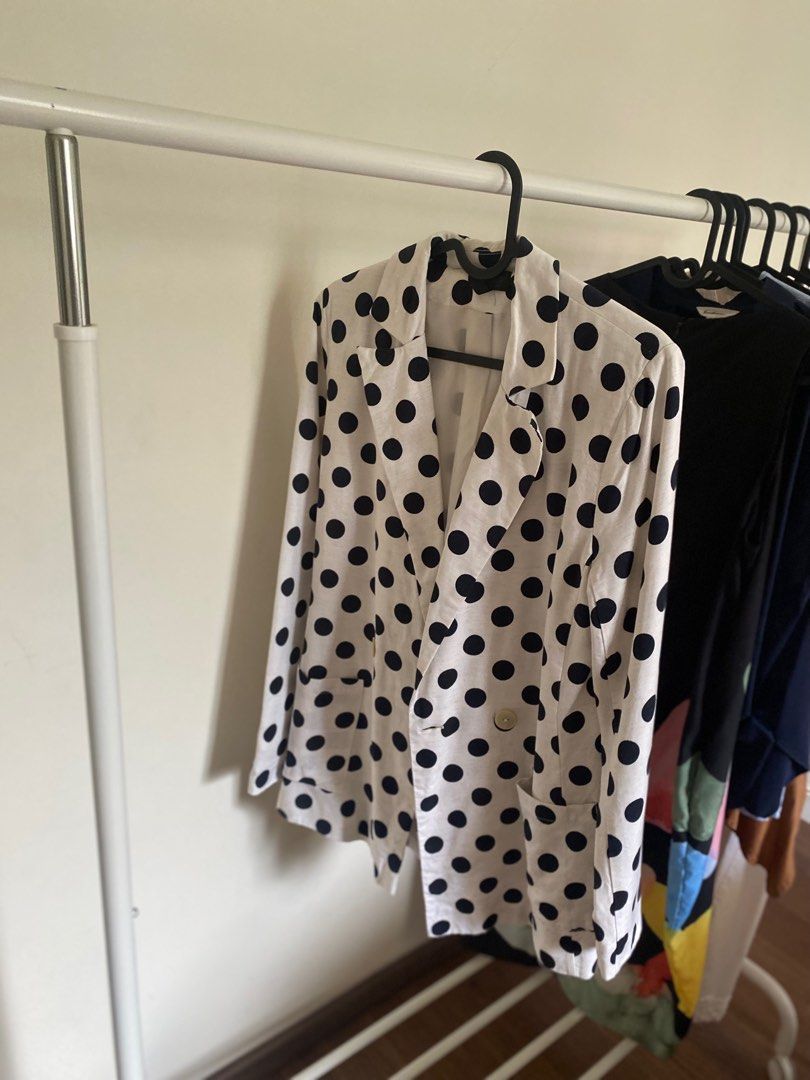 Topshop polka dot blazer outlet