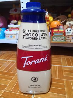 Torani Whote Chocolate Sauce 1.89L