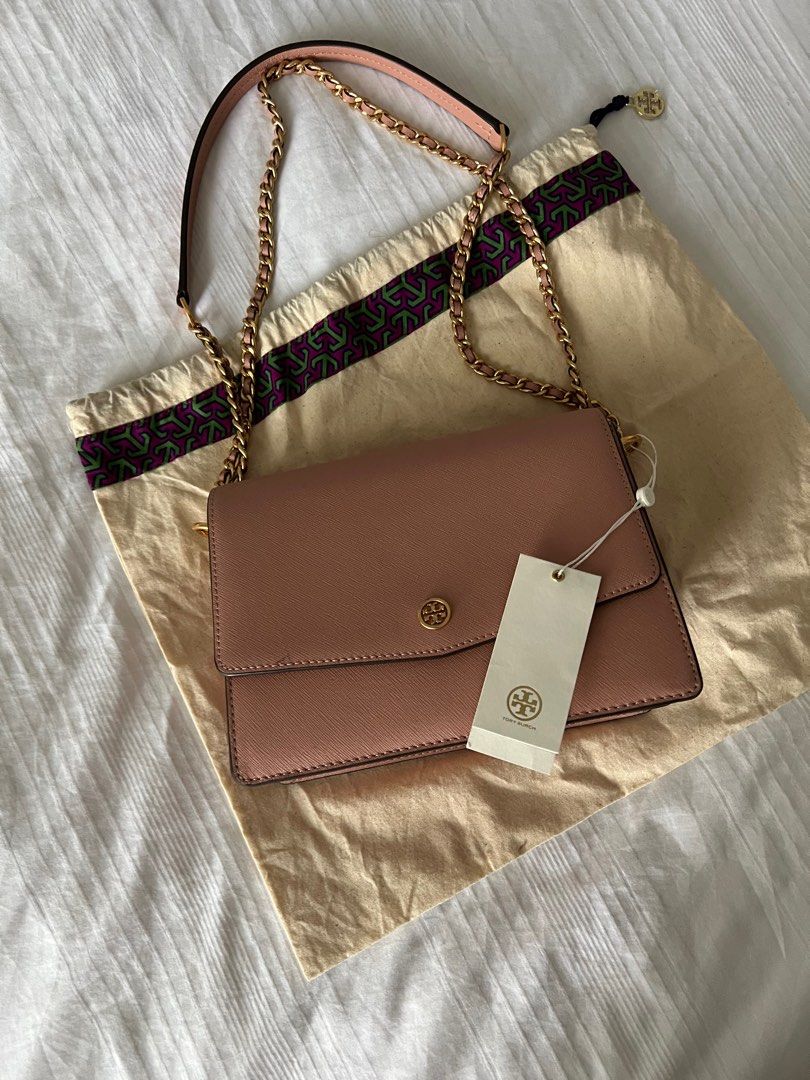 Tory burch robinson rose gold outlet