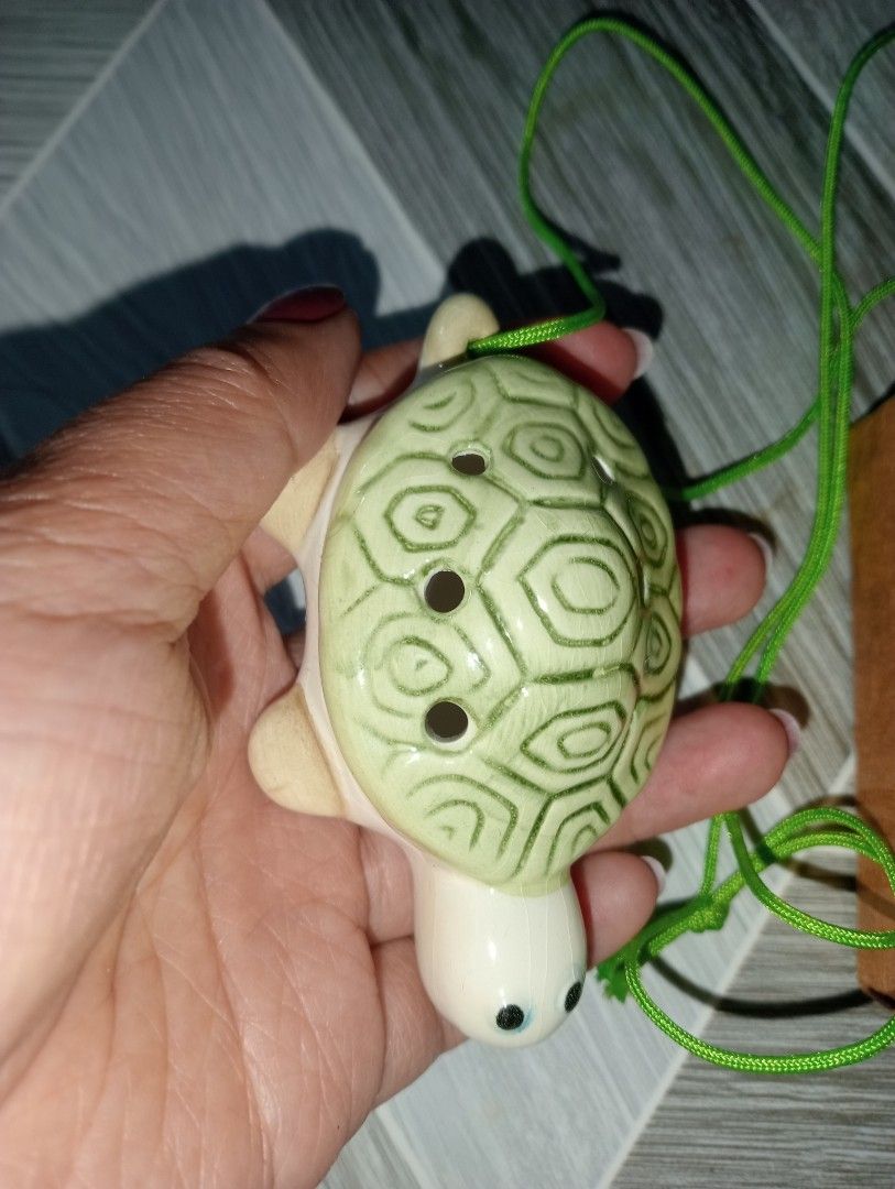 Turtle Ocarina with crazings (Category: Musical Instruments) located in Baguio. Submitted by VanveVintage (Listing ID 1297444208, Image 2). Description: .