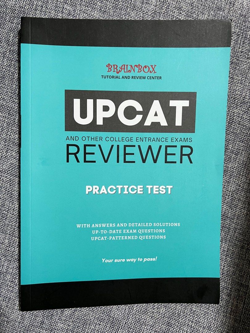 UPCAT and other CETS Brainbox Reviewer (Category: Textbooks) located in Manila. Submitted by hannah.bird (Listing ID 1297506885, Image 1). Description: Bought this last year for Php 450 at NBS. Only two pages are written on, besides this, no flaws. Selling for only Php 400. .