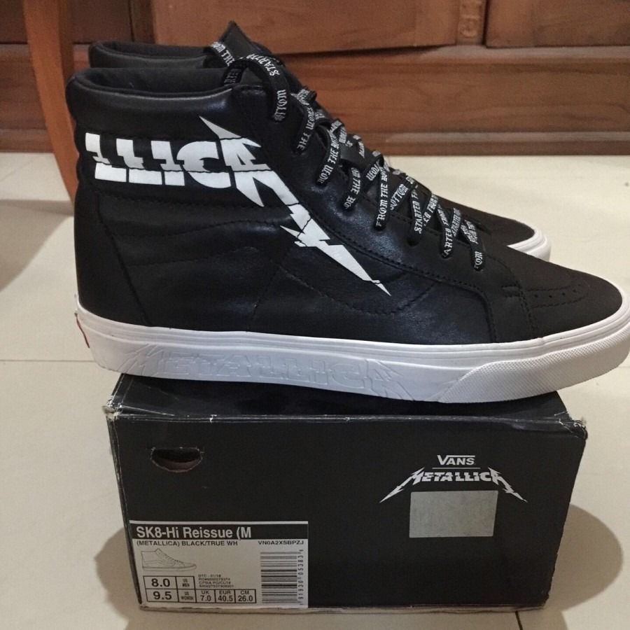 Harga sepatu vans metallica online