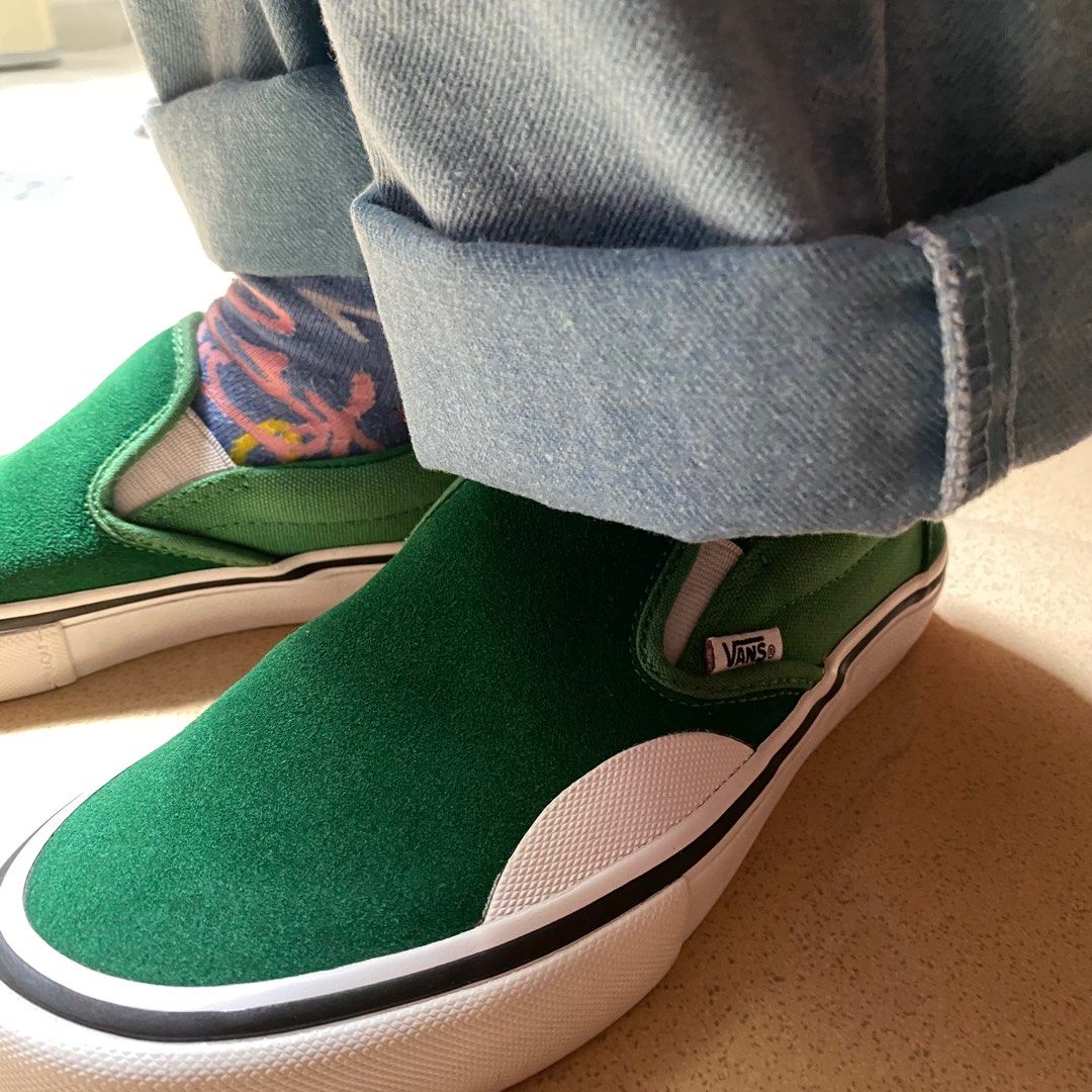 Vans slip on pro amazon white 2025