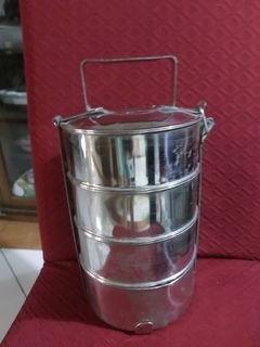 Vinod 15 cm stainless lunch carrier 4 layer