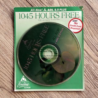 Vintage 2003 AOL America Online 8.0 PLUS Promotion CD ROM Disc [ASTF-01-02]