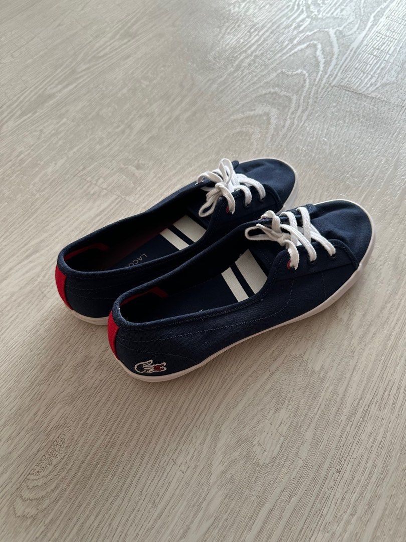 With box Lacoste Ziane Chunky sneakers in Navy