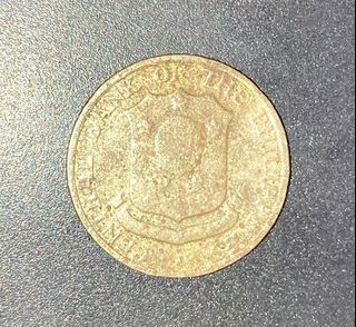 1958  Philadelphia mint ten centavos coin