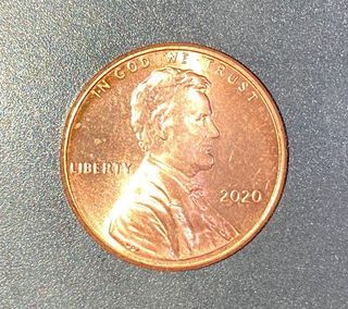 2020 Philadelphia mint one cent coin