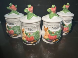 4 pcs Jar Gift Set (Coffee, Flour, Tea, Sugar)