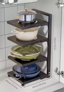 4 Tiers Kitchen Rack x2