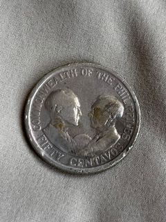 50-Centavos Quezon Murphy 1936 Silver Commemorative Coin