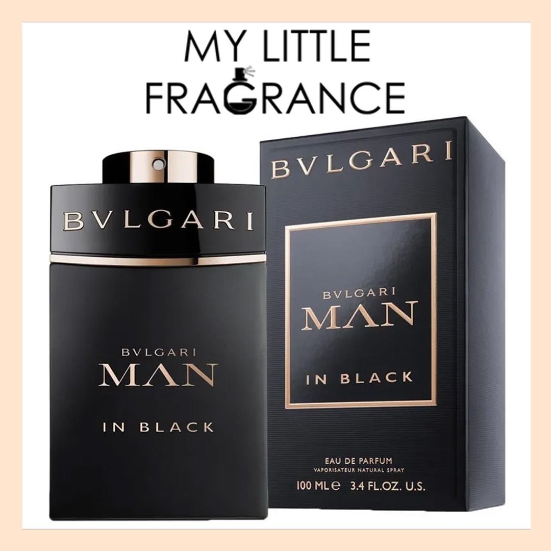 5ml 10ml 100ml Bvlgari Man in Black EDP Eau de Parfum for Men Guys Male pour