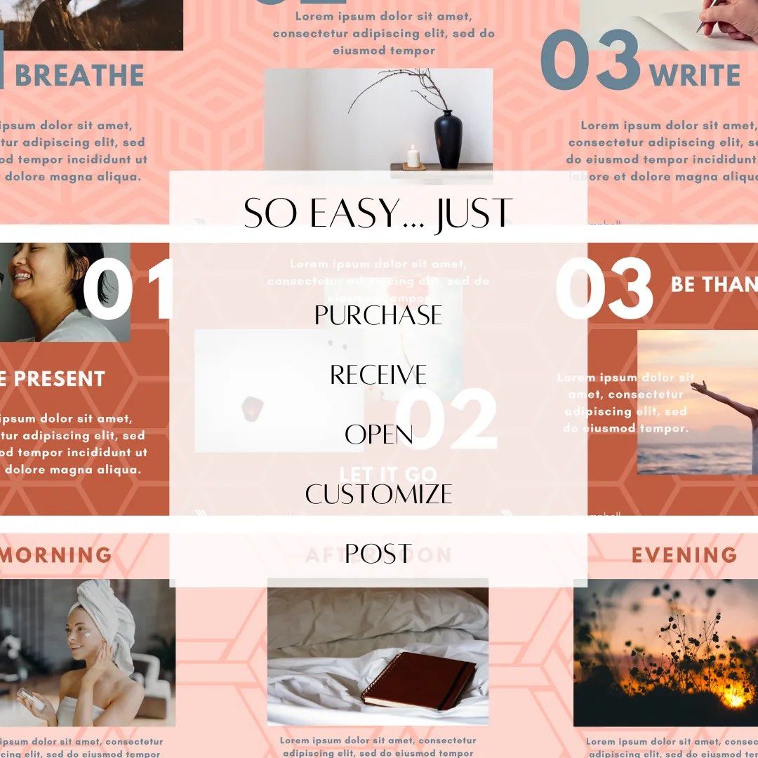 60 Social Media Canva PASCAL Instagram Branding Package Templates | 4 ...