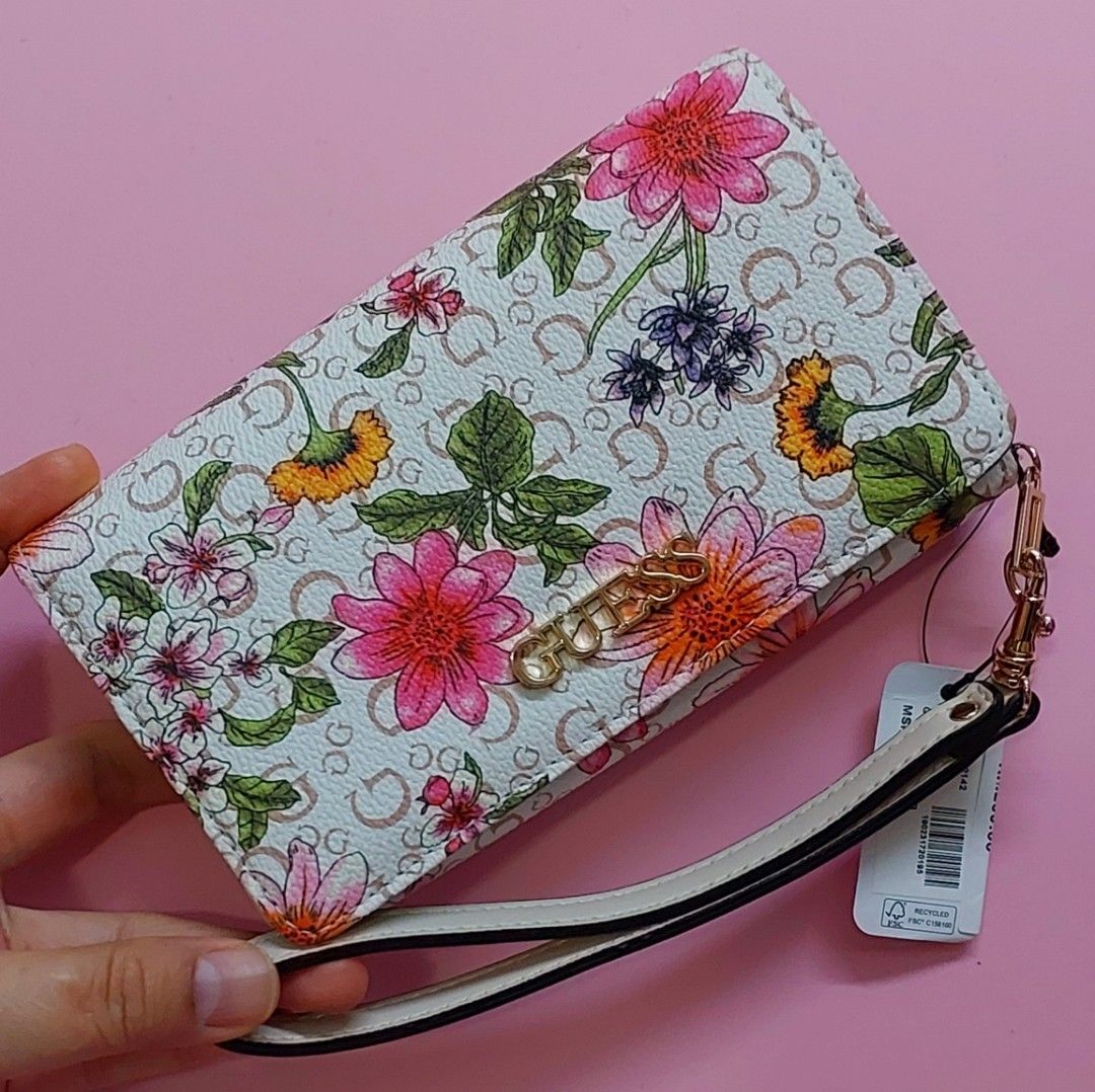 Guess floral wallet online