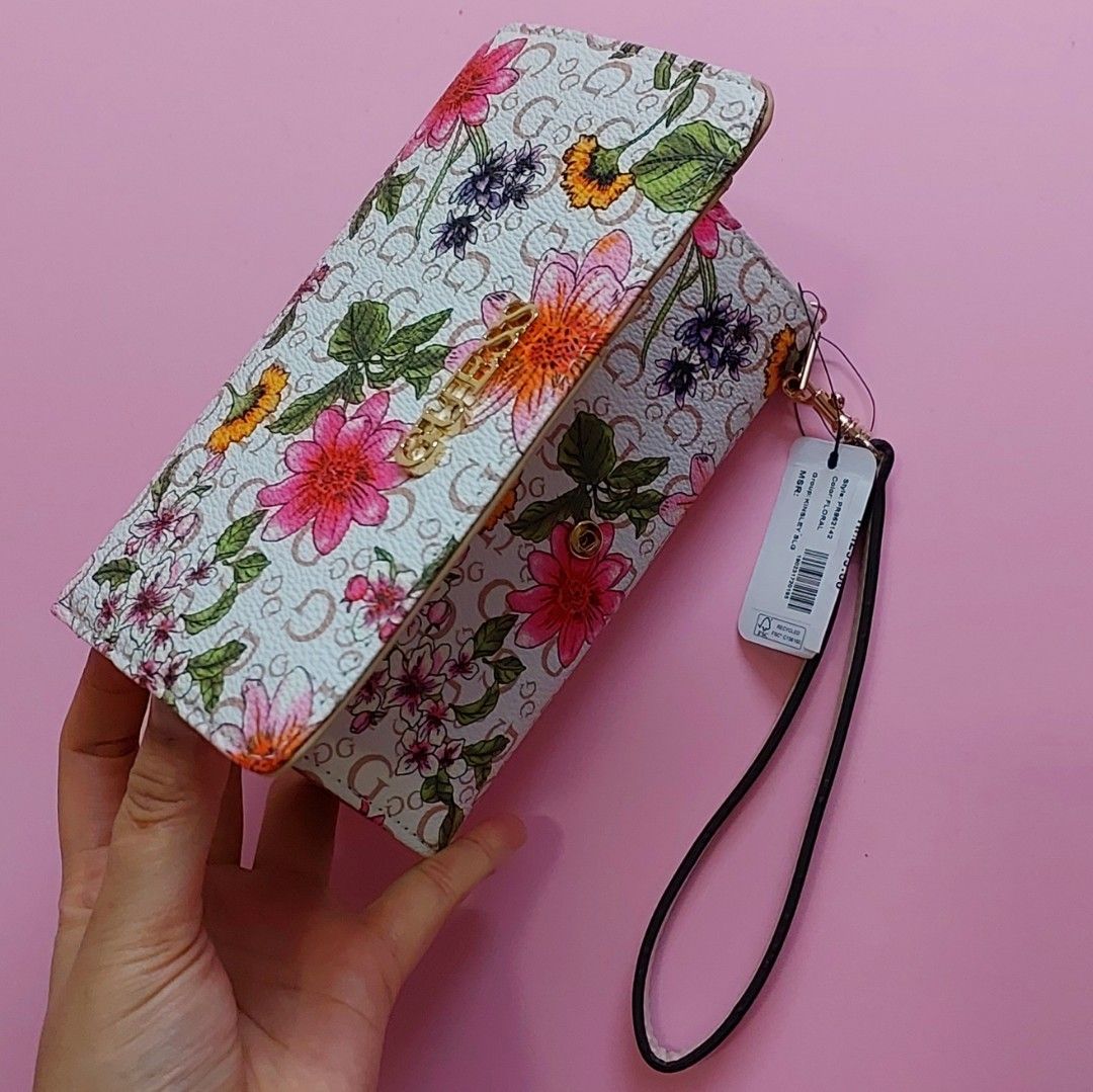 Floral guess wallet sales