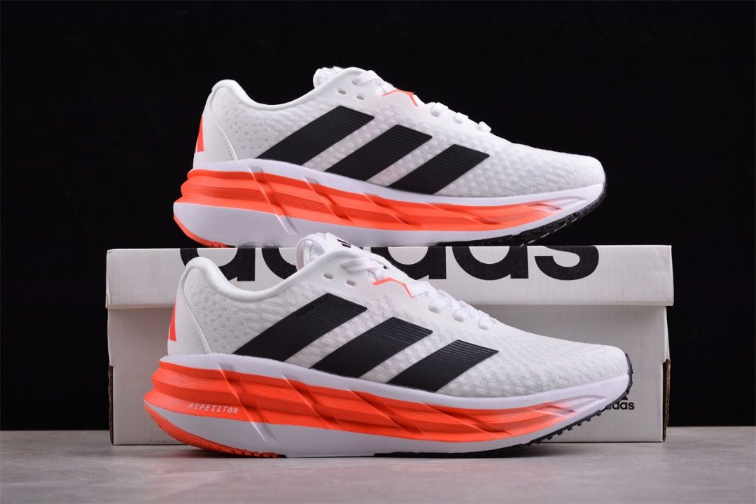 Adidas white black and orange shoes 2025