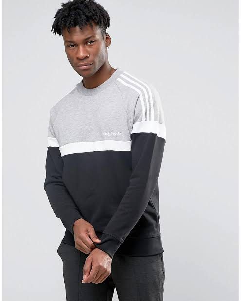 Adidas authentic Itasca Crew Sweatshirt Ay7713 Men s Fashion Coats Jackets and Outerwear on Carousell