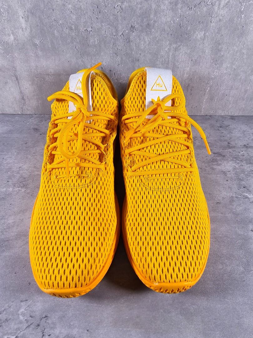 Adidas Pharrell Williams x Tennis Hu Solid Gold Men s Fashion Footwear Sneakers on Carousell
