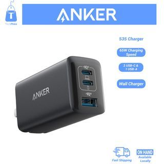 Anker 535 Nano II 65W 3 Port Fast Charger