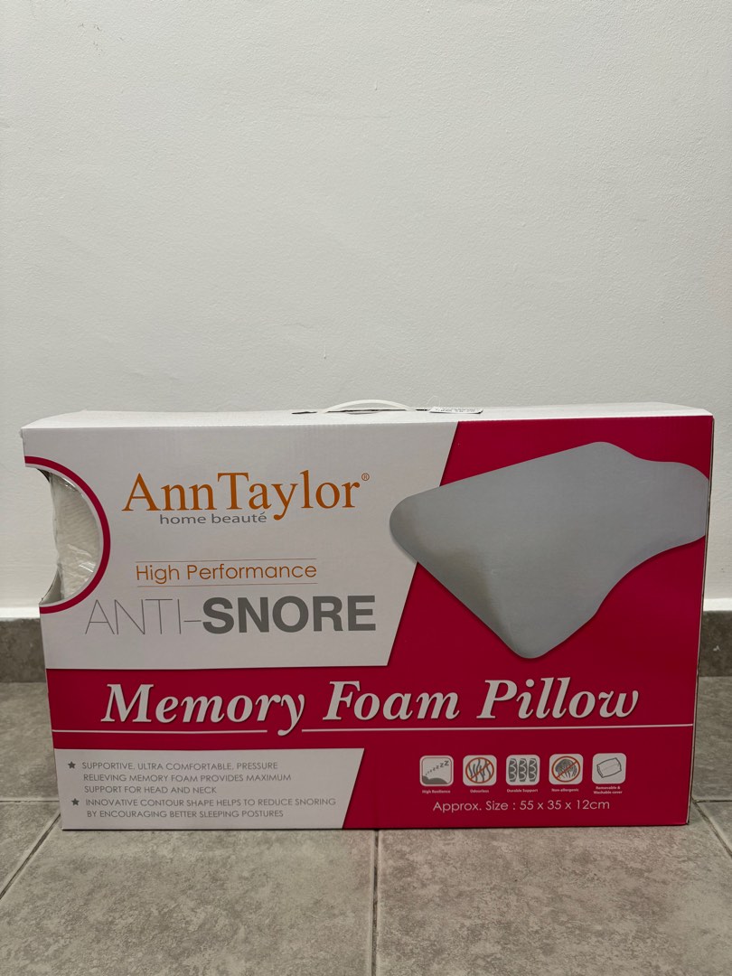 Ann taylor anti snore pillow hotsell