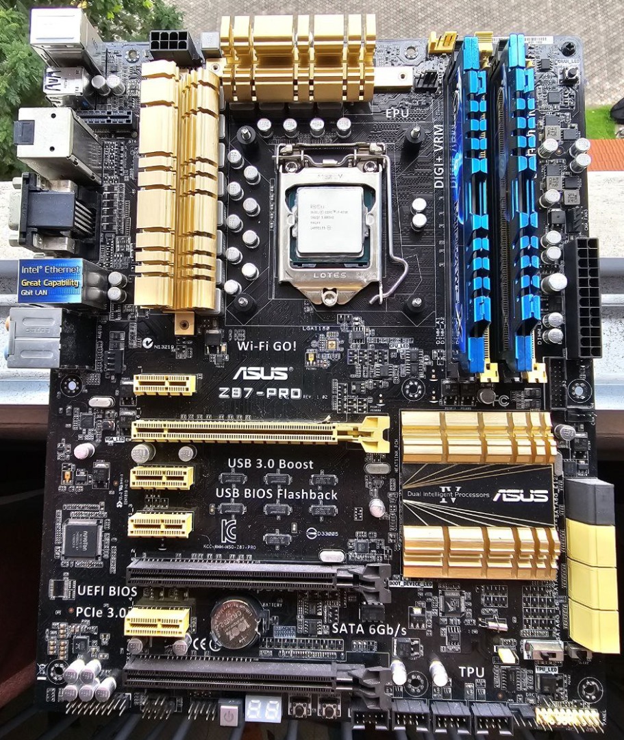 Asus Z87 Pro Motherboard | Intel i7-4790 Processor | GSKILL 16GB ...