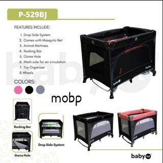 BABY 1ST BRAND
(SpaceSaver Crib)

 💢 CRIB PLAYPEN
 💢 CO-SLEEPER
 💢 ROCKER
 💢 WITH BAG AND MOSQUITO NET